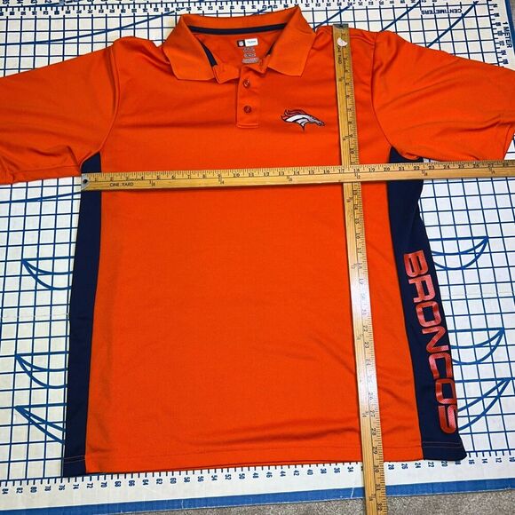 Denver Broncos Polo Shirt Size XL TX3 Cool Short Sleeve NFL Team Apperal Shirt - Picture 9 of 10
